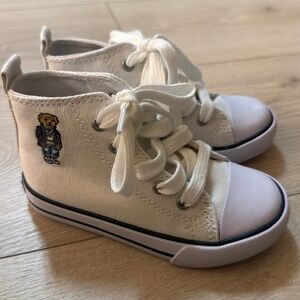 Ralph Lauren Boys Hampty High Top Sneaker